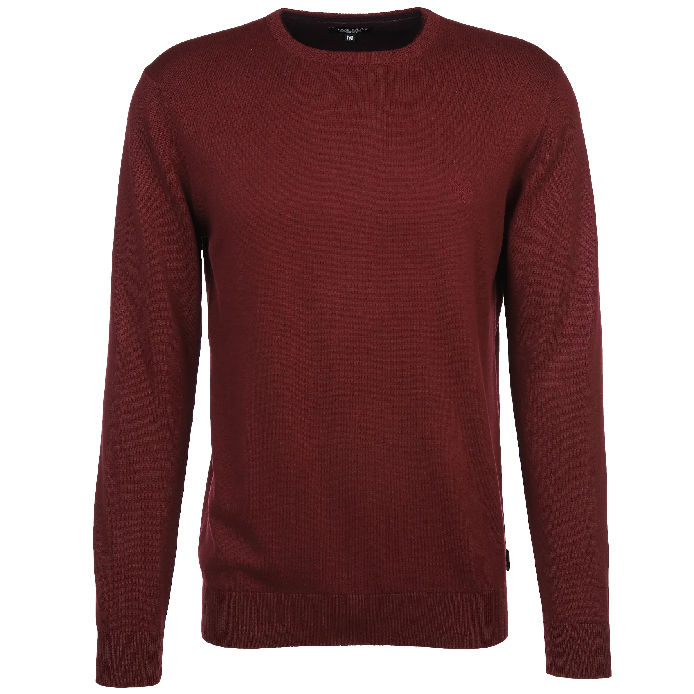 Jim Spencer He. Pullover uni basic RH Rot 882943 DK RED 1